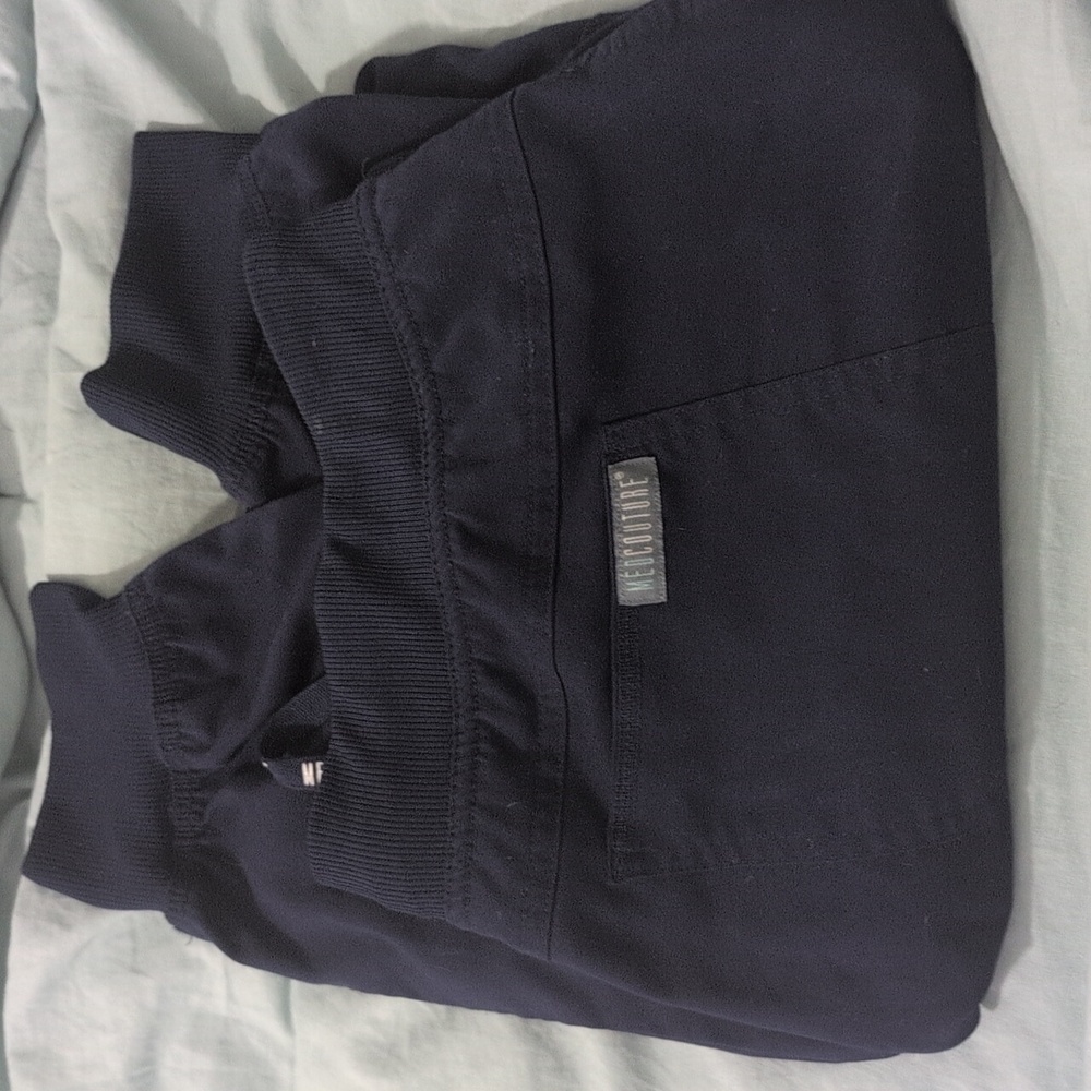 Med Couture Navy Blue Jogger Scrub Pants
